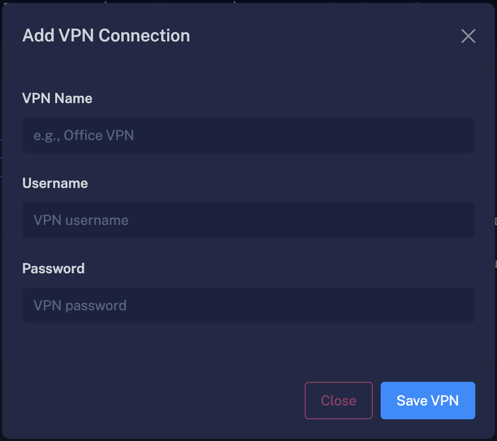 Tambah VPN Baru